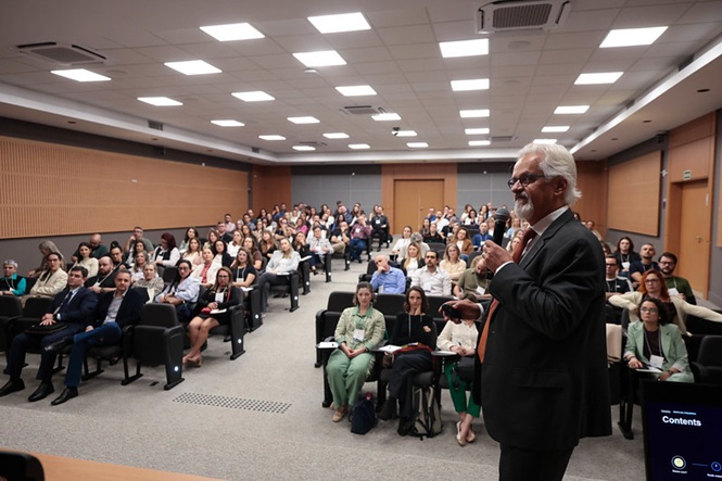 Encontro de gestores realizado no Audit&oacute;rio Jurista Paulo Henrique Blasi, no F&oacute;rum da Universidade Federal de Santa Catarina 