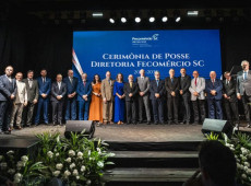 A cerim&ocirc;nia de posse da nova diretoria para o mandato 2026-2030 ocorreu no Hotel Sesc Cacup&eacute;, em Florian&oacute;polis