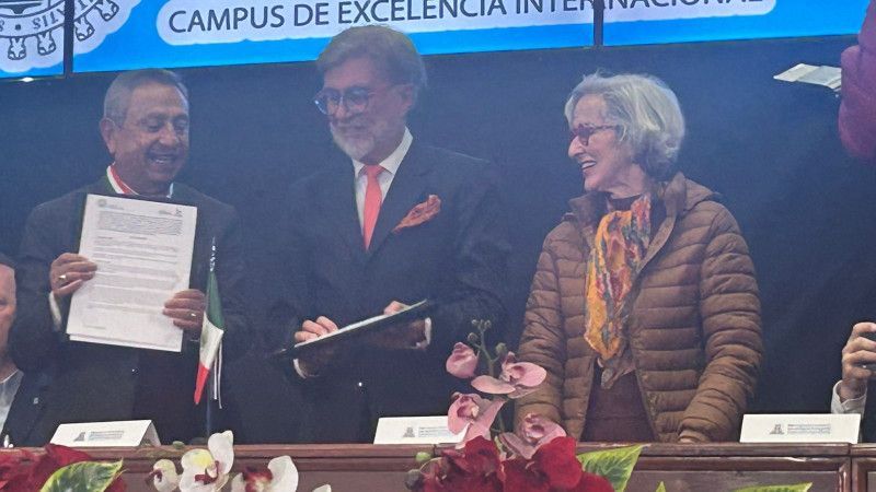 O acordo foi assinado pelo presidente de honra do Instituto, Edson Busch Machado, pela presidente executiva, Eula Maciel, e pelo reitor da Universidade de Ixtlahuaca CUI, Dr. Margarito Ortega Ballesteros.