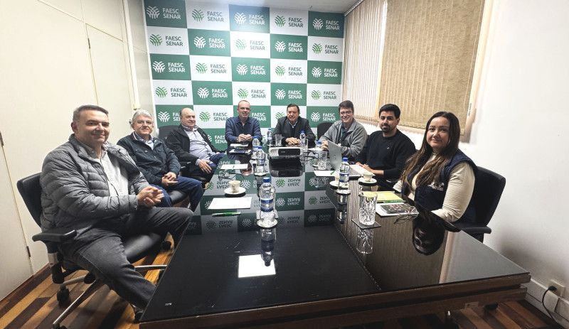 Reunião reuniu representantes do Sebrae/SC e do Sistema Faesc/Senar, em Florianópolis