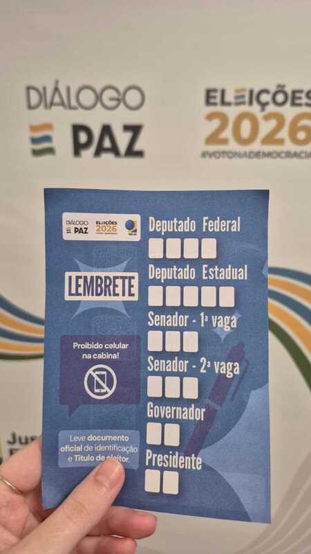 TRE/SC alerta para a Ordem de vota&ccedil;&atilde;o 