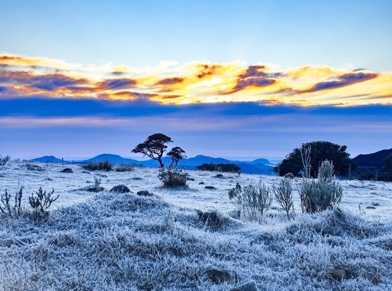 Domingo (06/09) o dia será gelado em SC, com mínimas de – 4°C a 4°C 