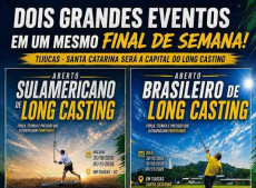 Tijucas, em Santa Catarina, vai se transformar na capital do Long Casting entre os dias 30 de outubro e 1&ordm; de novembro de 2026. 