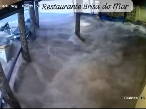 Fen&ocirc;meno raro foi confirmado e elevou rapidamente o n&iacute;vel do mar em Jaguaruna, Laguna e Imbituba; ap&oacute;s temporais nesta segunda-feira, massa de ar frio e seco deixa os pr&oacute;ximos dias mais firmes e gelados &ndash;