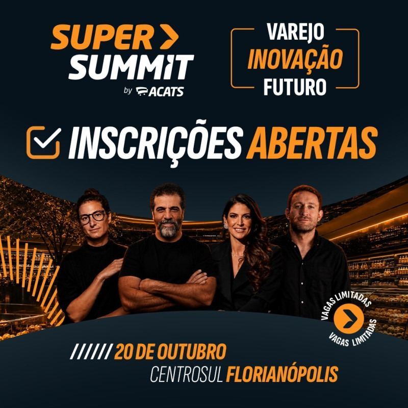 A programação reúne cinco trilhas simultâneas, mais de 50 especialistas em varejo e conteúdos voltados às áreas que movimentam o setor supermercadista, da gestão de pessoas à operação de loja.