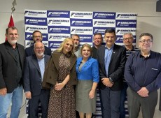 Fetrancesc prestigia inaugura&ccedil;&atilde;o da nova sede do Sindicargas e posse da diretoria 2026/2030.