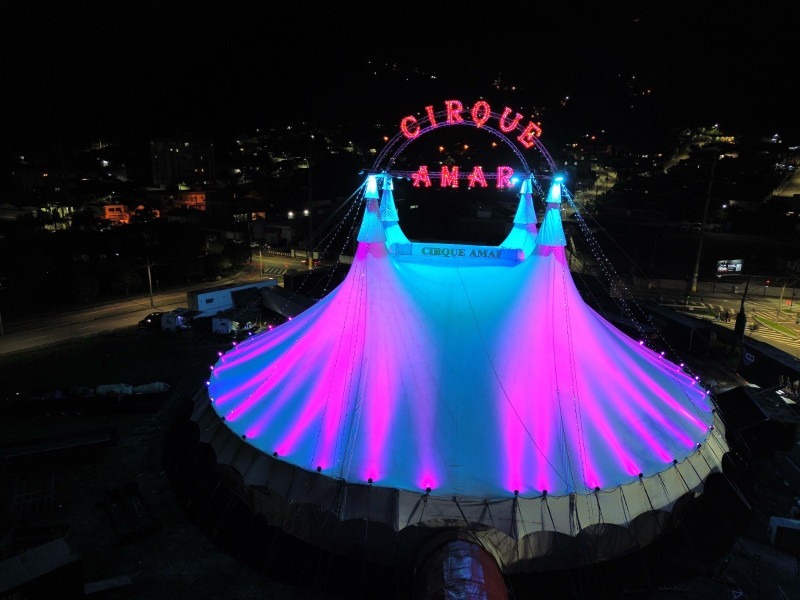 Pela primeira vez na cidade, circo instala sua estrutura na Via Expressa Sul, no Saco dos Limões, para uma temporada que começa em 9 de outubro
