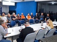 Inspetores de Tubar&atilde;o recebem representantes do Comit&ecirc; Gest&atilde;o Crise.