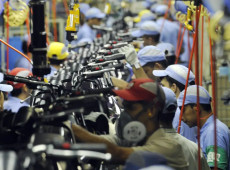 Produ&ccedil;&atilde;o de motos no Brasil cresce e tem melhor setembro desde 2011