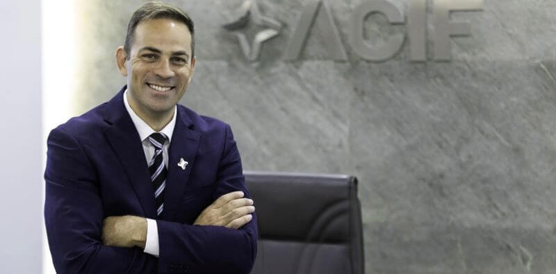 Célio Bernardi, Presidente da Associação Empresarial de Florianópolis (ACIF).