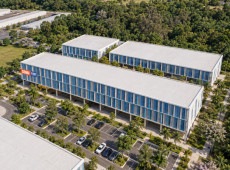 Projeto mostra, do alto, como ficar&aacute; complexo com unidades do SESI e do SENAI.