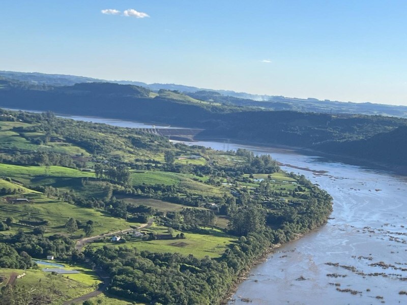 SAER/FRON realiza monitoramento aéreo contra crimes ambientais durante a piracema.
