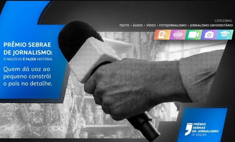 Reportagens de SC concorrem nas categorias Áudio e Vídeo; vencedores serão conhecidos em novembro, em Brasília.